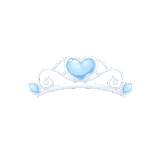 Wedding Blue Bride Tiara