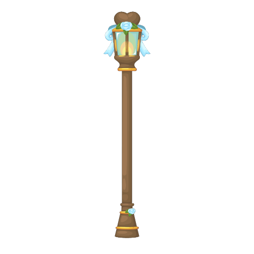 Wedding Elegant Brown Blue Garden Lamp