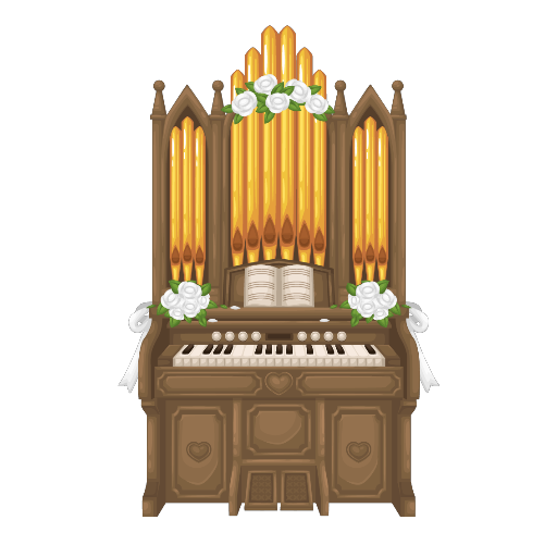 Wedding Elegant Brown Organ