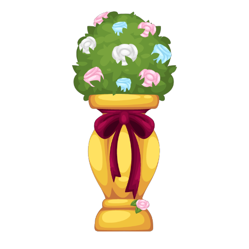 Wedding Elegant Golden Flower Base