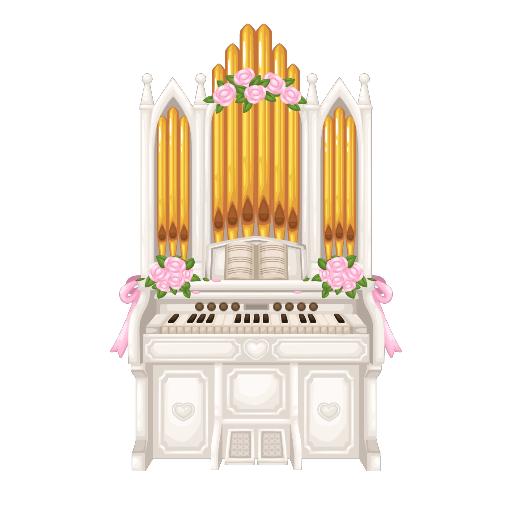 Wedding Elegant White Organ