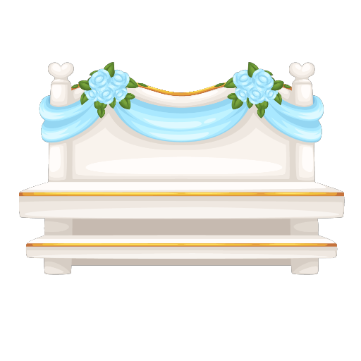 Wedding Light Blue Church Pew