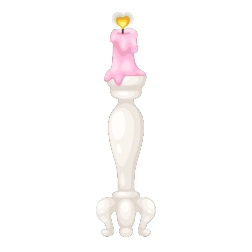 Wedding Pink Candle