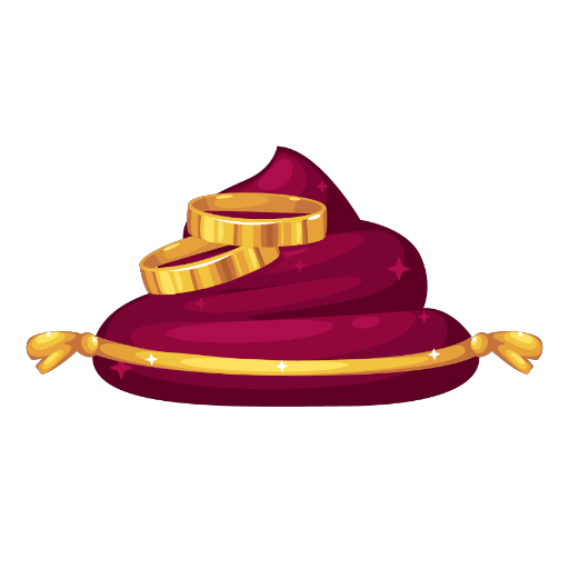 Wedding Rings Pillow Poo