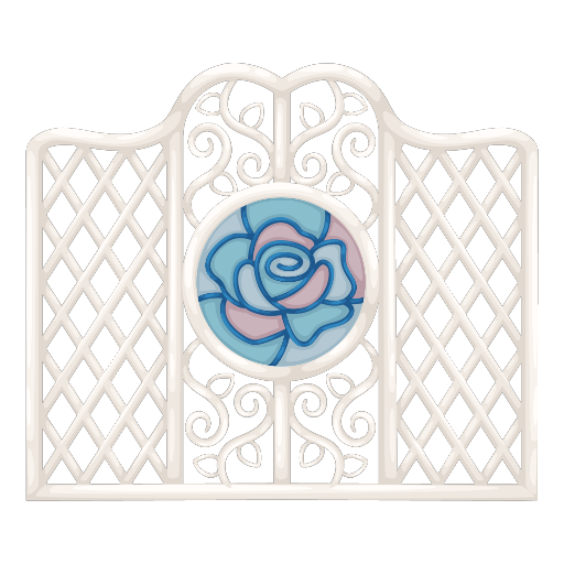 Wedding Rose Elegant White Fence