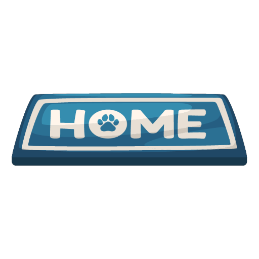 Welcome Blue Mat