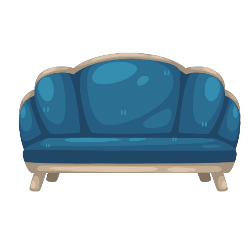 Welcome Blue Sofa