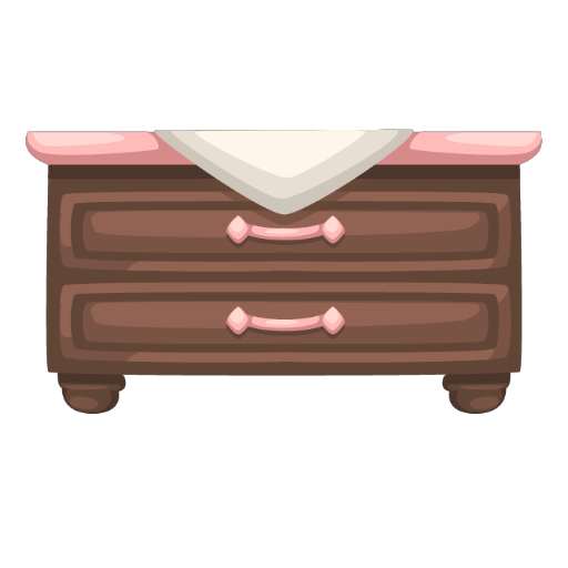 Welcome Pink Bed Table