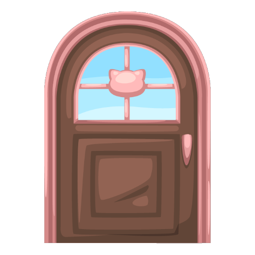 Welcome Pink Door