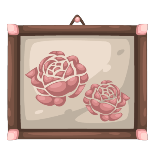 Welcome Pink Rose Portrait
