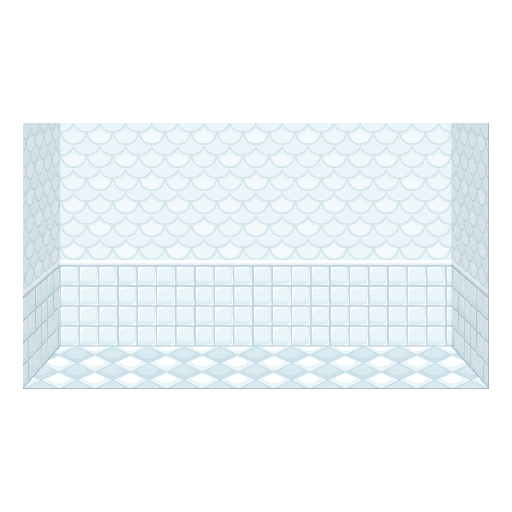White Bathroom Wall