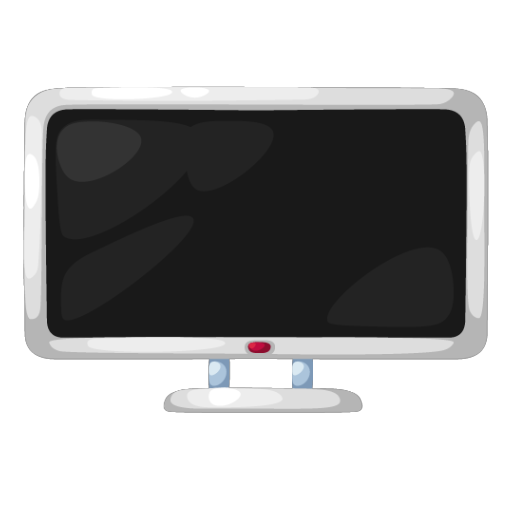 White Computer Monitor