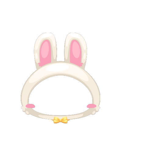 White Easter Bunny Mask