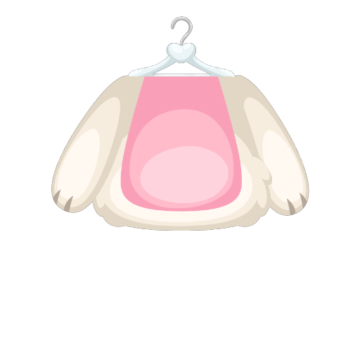 White Easter Bunny Top