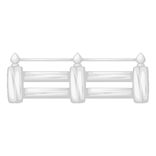 White Garden Fence
