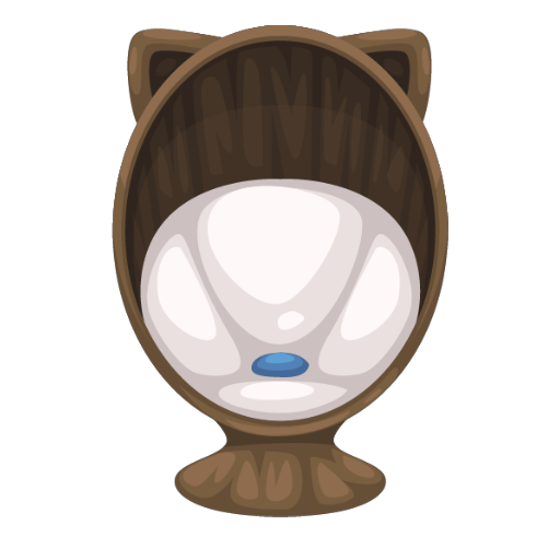 White Garden Seat
