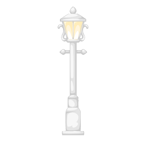 White Large Lamp
