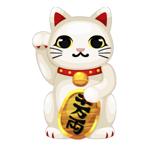 White Maneki Neko Decor