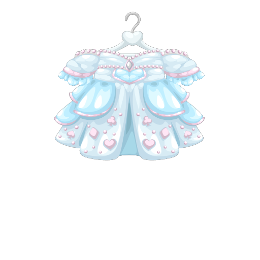 White Poker Queen Dress