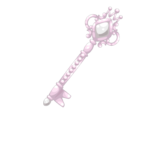 White Poker Queen Rose Key Accessory