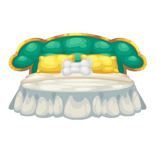 White Puppy Bed