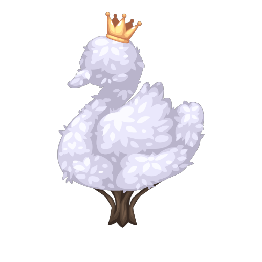 White Swan Cupcake Tree