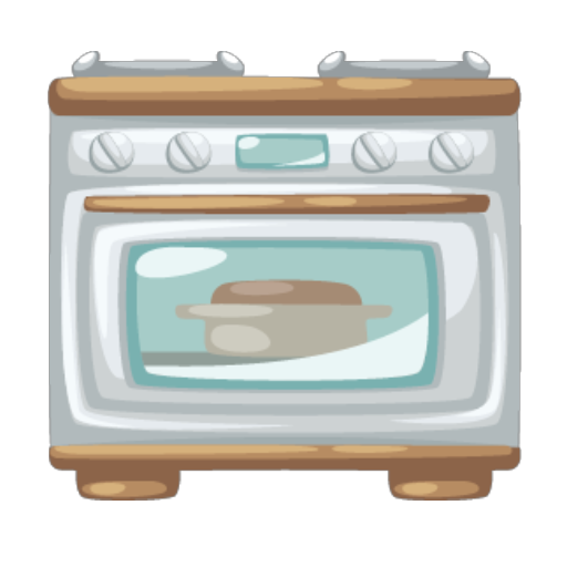 Whiteand Brown Kitchen Oven
