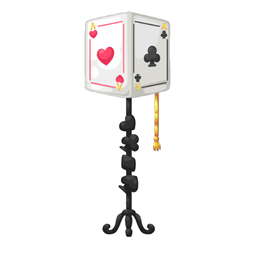 Wonderland Royale Card Lamp