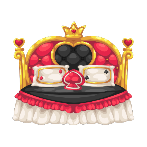 Wonderland Royale Heart Bed
