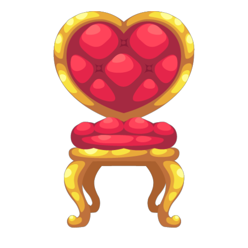 Wonderland Royale Heart Chair