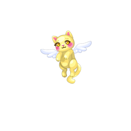 Yellow Angel Kitten